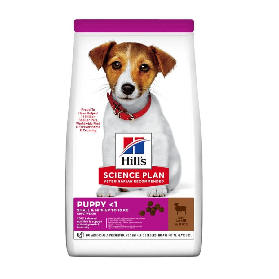Hill's Science Plan Puppy Small y mini Cordero y arroz para perros