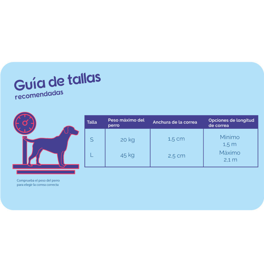 Halti correa de canicross acolchada morada para perros, , large Imagen numero 5