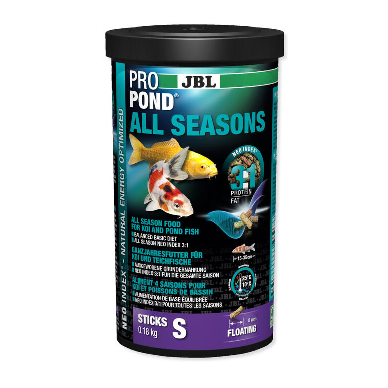 JBL Propond All Seasons S Alimento para las 4 estaciones para kois y peces estanques pequeños thumbnail
