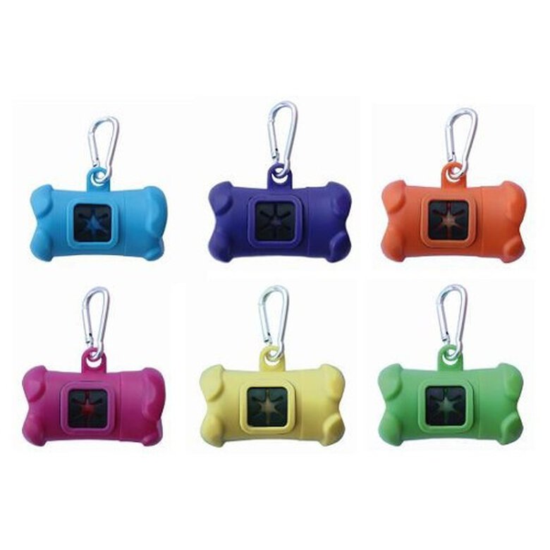 Fredog dispensador de bolsas con forma de hueso Imagen numero 1 Fredog dispensador de bolsas con forma de hueso Imagen numero 1