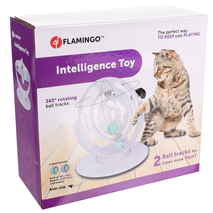 Flamingo Dita juguete interactivo electr&oacute;nico y giratorio para gatos, , large Imagen numero 5