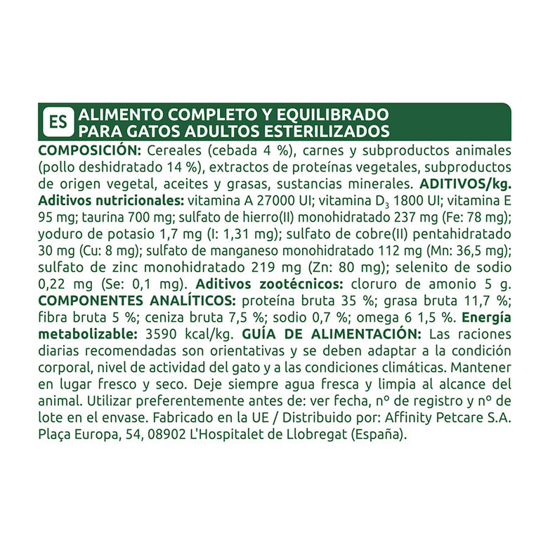 Affinity Libra Adult Sterilized Pollo pienso para gatos, , large image number null