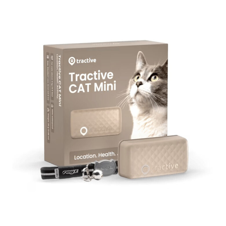 Tractive Cat Mini Localizador GPS Marrón para gatos,  Imagen numero 1 Tractive Cat Mini Localizador GPS Marrón para gatos, , large Imagen numero 1