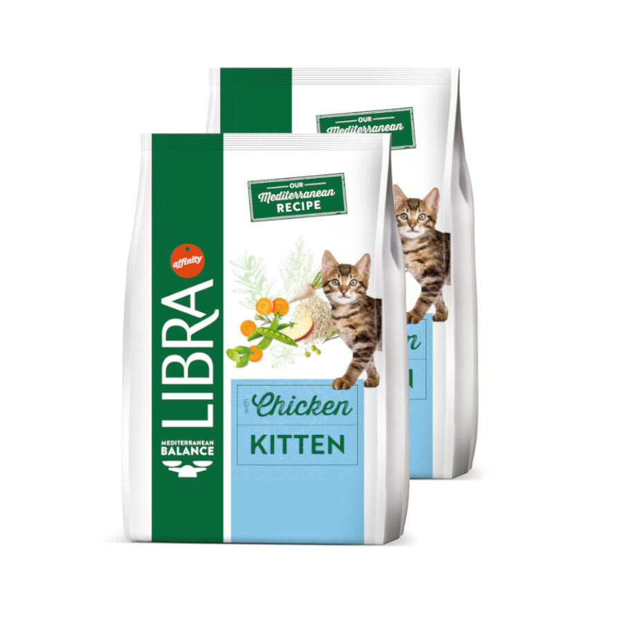 Libra Kitten Pollo pienso para gatos