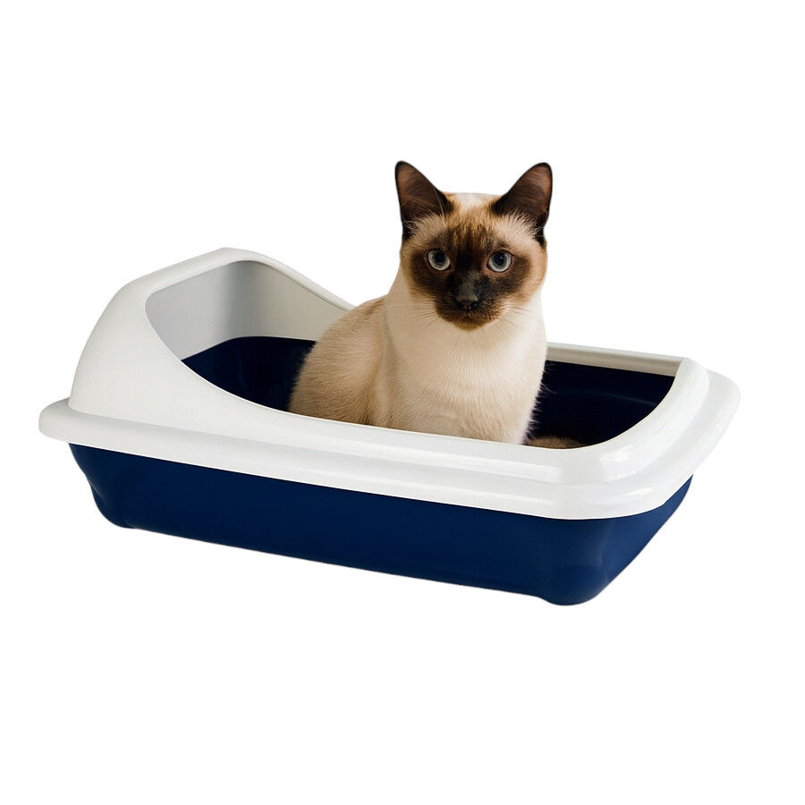 Nice Care Bandeja Sanitaria Birba Azul Cornisa para gatos