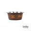 Leeby Comedero Estampado Huellas Acero Inoxidable para perros, , large indicador imagen numero 2