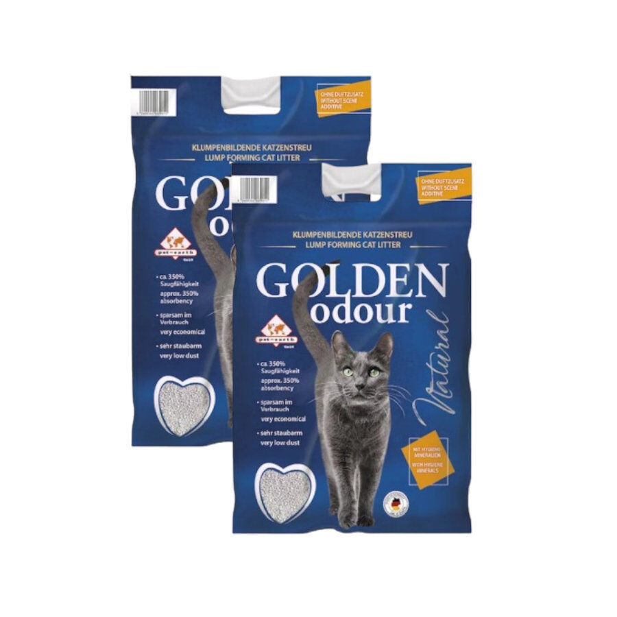 Golden Odour Arena Aglomerante Absorbe Olores para gatos