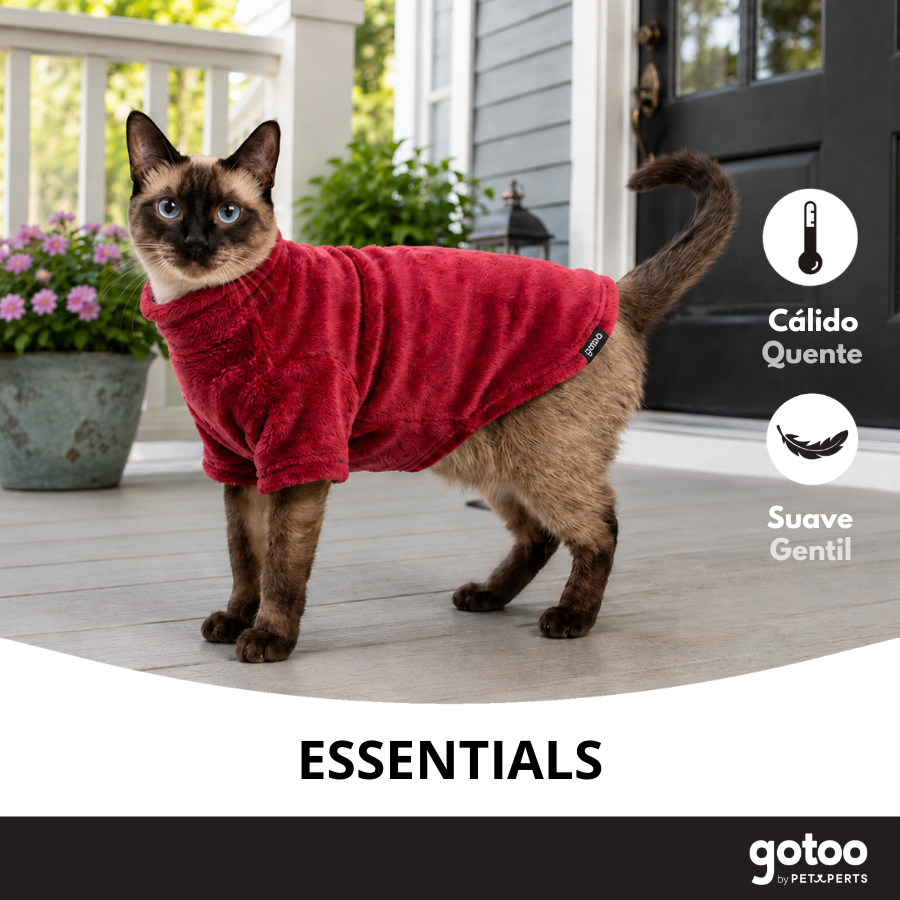 Gotoo Jersey Polar Rojo para gatos, , large Imagen numero 6