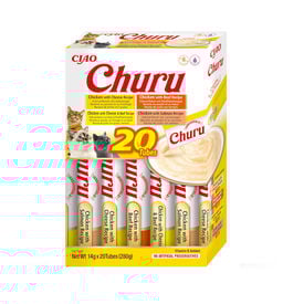 Churu Variedades de Pollo con Ternera Snack L&iacute;quido para gatos