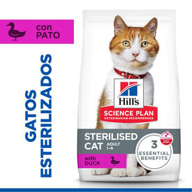 Hill's Science Plan Sterilised Young Adult Pato pienso para gatos
