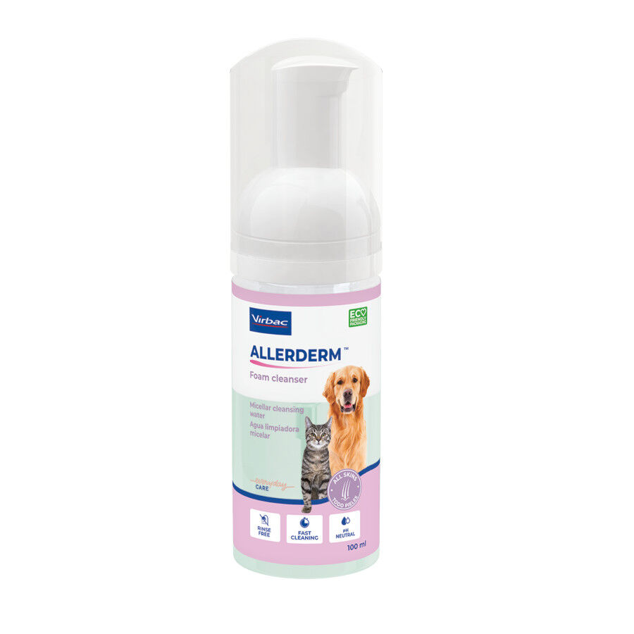 Virbac Allerderm Foam Cleanser Espuma Limpiadora para perros