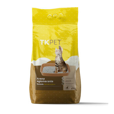 TK-Pet Arena Aglomerante de Bentonita con aroma de vainilla para gatos