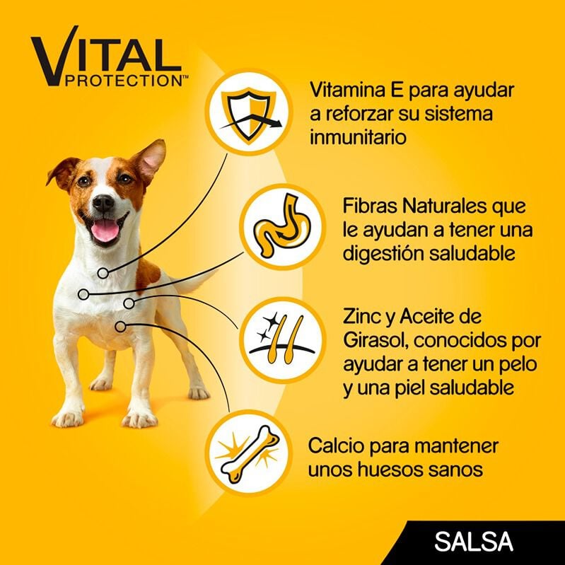 12 sobres x 100 g Pedigree Sabores Mixtos Salsa en Bolsita para Perros - Multipack, , large Imagen numero 6