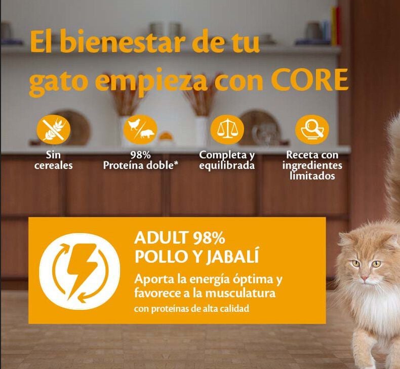 Wellness Core Single Protein Pollo y Jabalí tarrina para gatos thumbnail