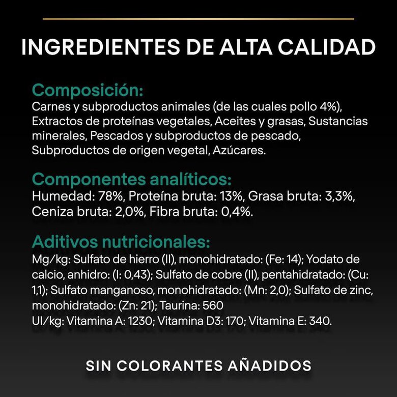 85 g Pro Plan Sterilised Maintenance sobre con Pollo en salsa para gatos,  Imagen numero 6 85 g Pro Plan Sterilised Maintenance sobre con Pollo en salsa para gatos, , large Imagen numero 6