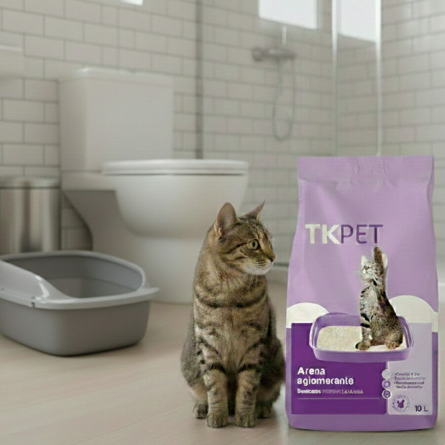 10 L TK-Pet Arena Aglomerante Bentonita y Lavanda para gatos, , large Imagen numero 2