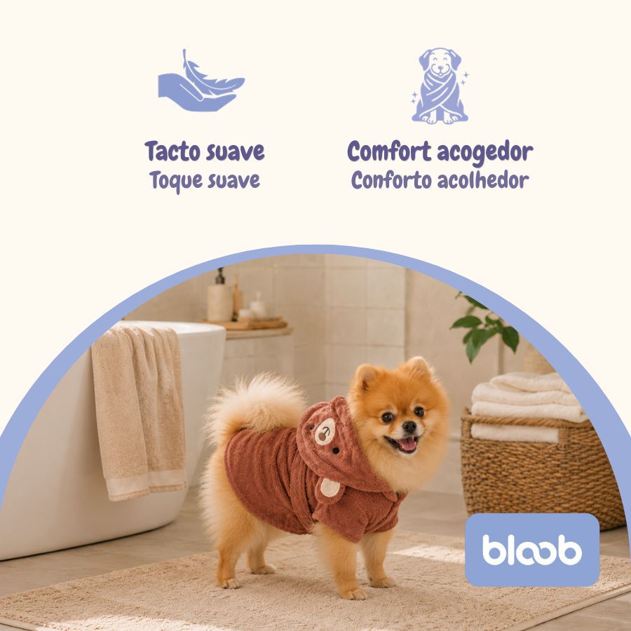 Bloob Albornoz Teddy para perros, , large Imagen numero 3
