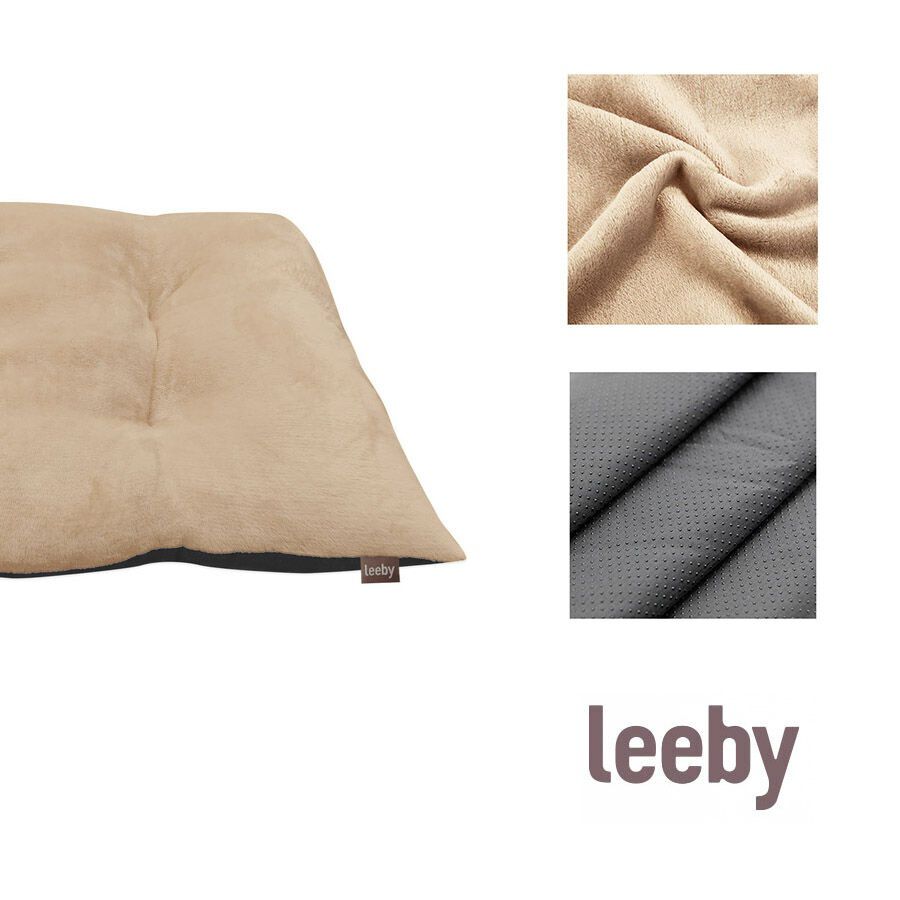 Leeby Coj&iacute;n Acolchado Beige para perros, , large Imagen numero 4