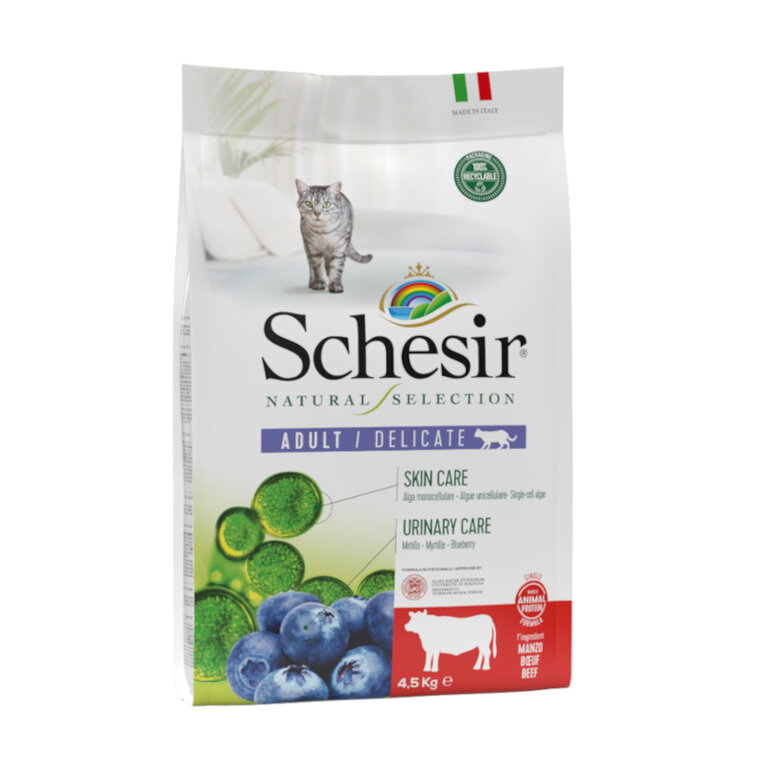 1.4 kg Schesir Adult Natural Selection Buey pienso para gatos,  Imagen numero 1 1.4 kg Schesir Adult Natural Selection Buey pienso para gatos, , large Imagen numero 1