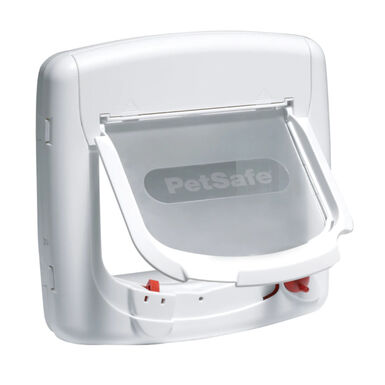 Petsafe Staywell Puerta Magnética Blanca para gatos