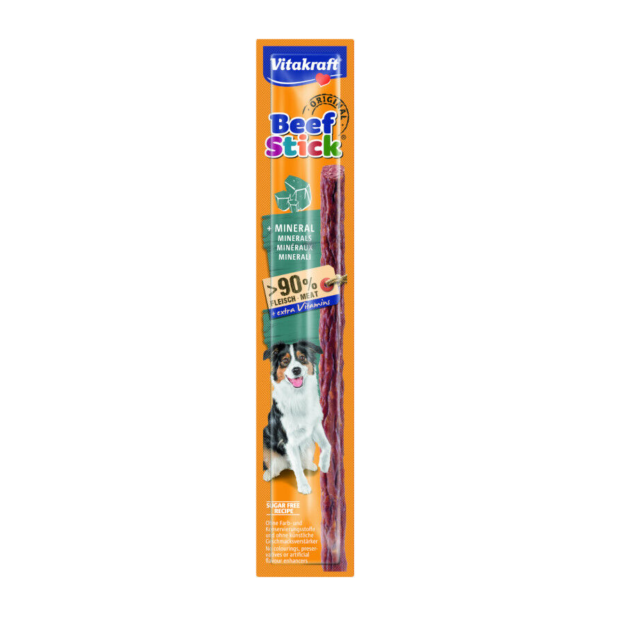 Vitakraft Beef Stick Minerales snack para perros Imagen numero 1
