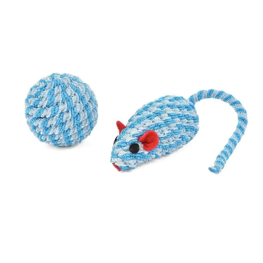 Nayeco Pack Rat&oacute;n y Pelota juguete para gatos, , large Imagen numero 2