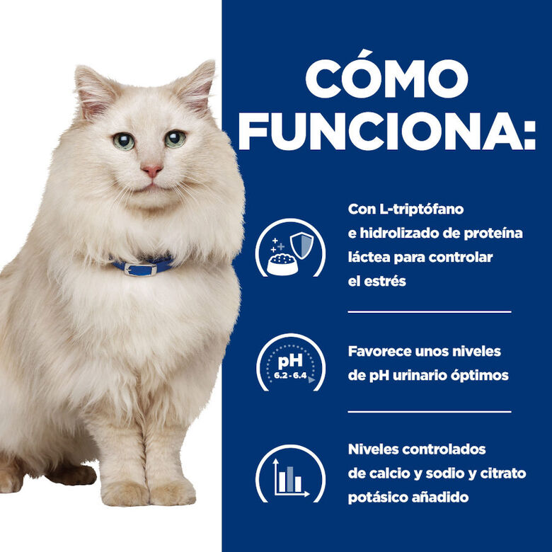Hill&#039;s Prescription Diet c/d Cuidado Urinario Estrés Estofado de Atún lata para gatos thumbnail