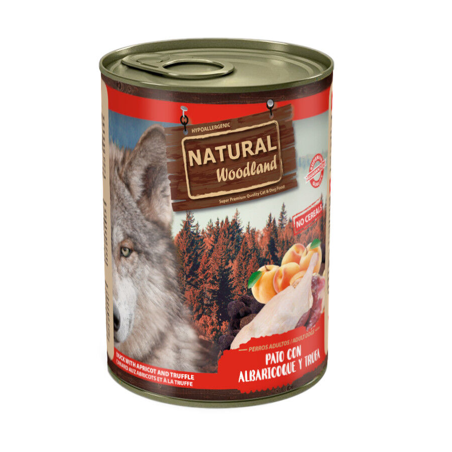 400 g Natural Greatness Pato con Albaricoque y Trufa lata para perros, , large Imagen numero 2