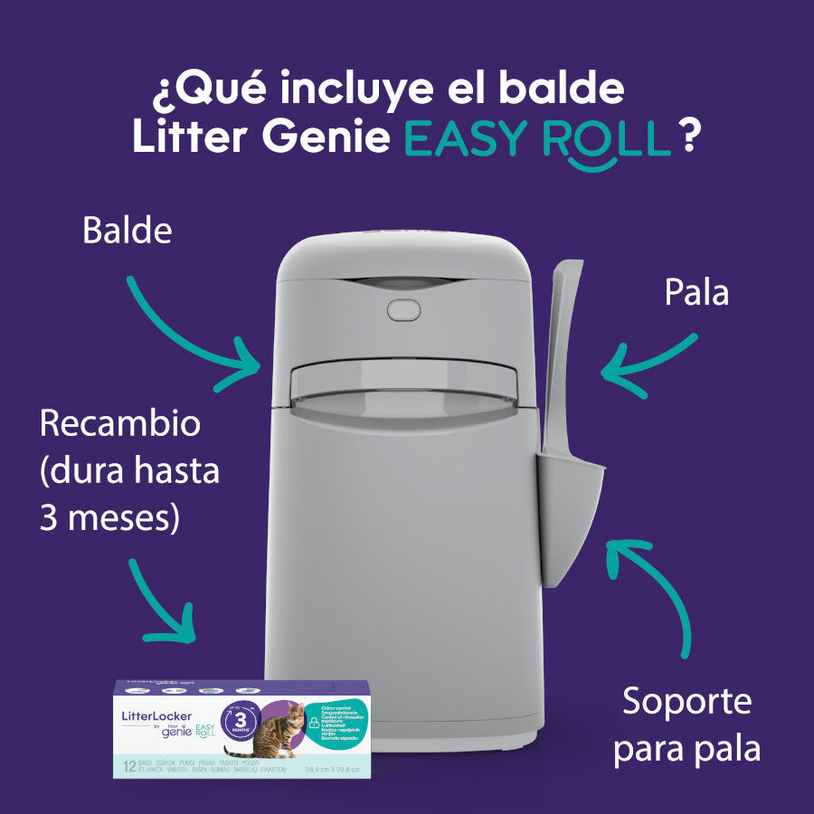 Litter Genie Cubo Easy Roll LitterLocker para gatos, , large Imagen numero 9
