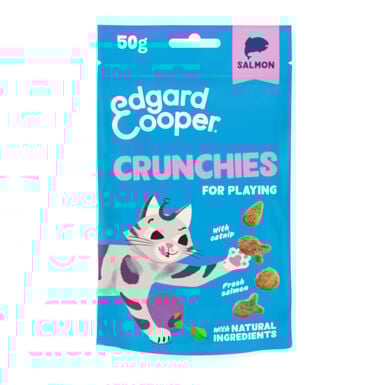 Edgard & Cooper Galletas Crunchies Salmon para gatos