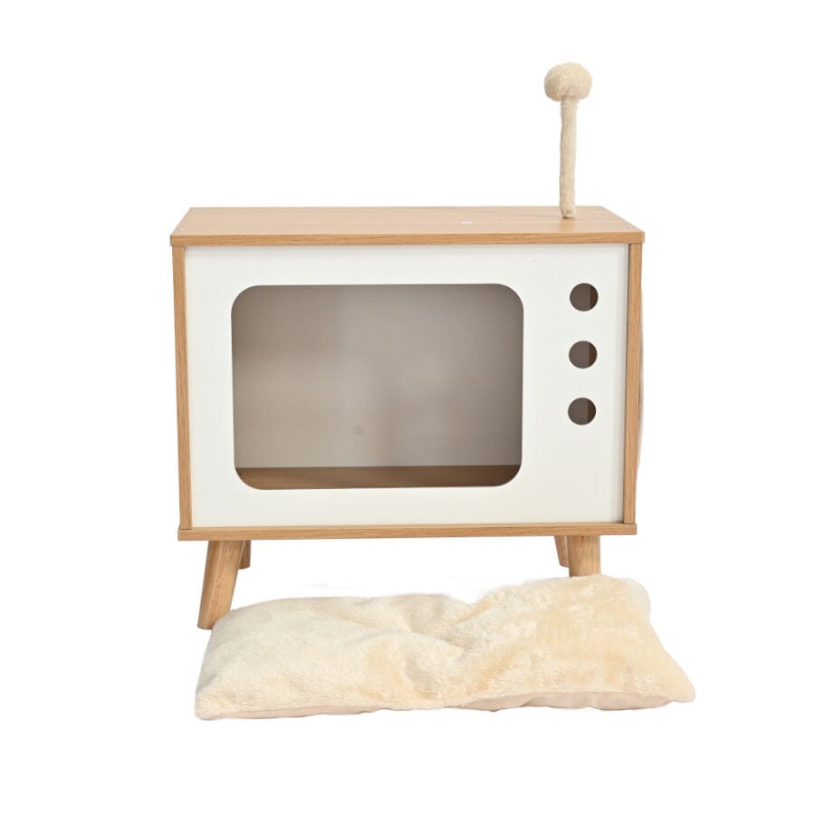 Leeby Thierre TV cama nido rascador  para gatos thumbnail