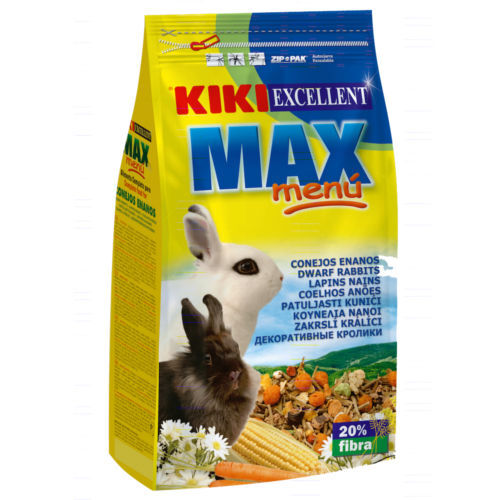 Kiki Max Men&uacute; alimento para conejos enanos Imagen numero 1