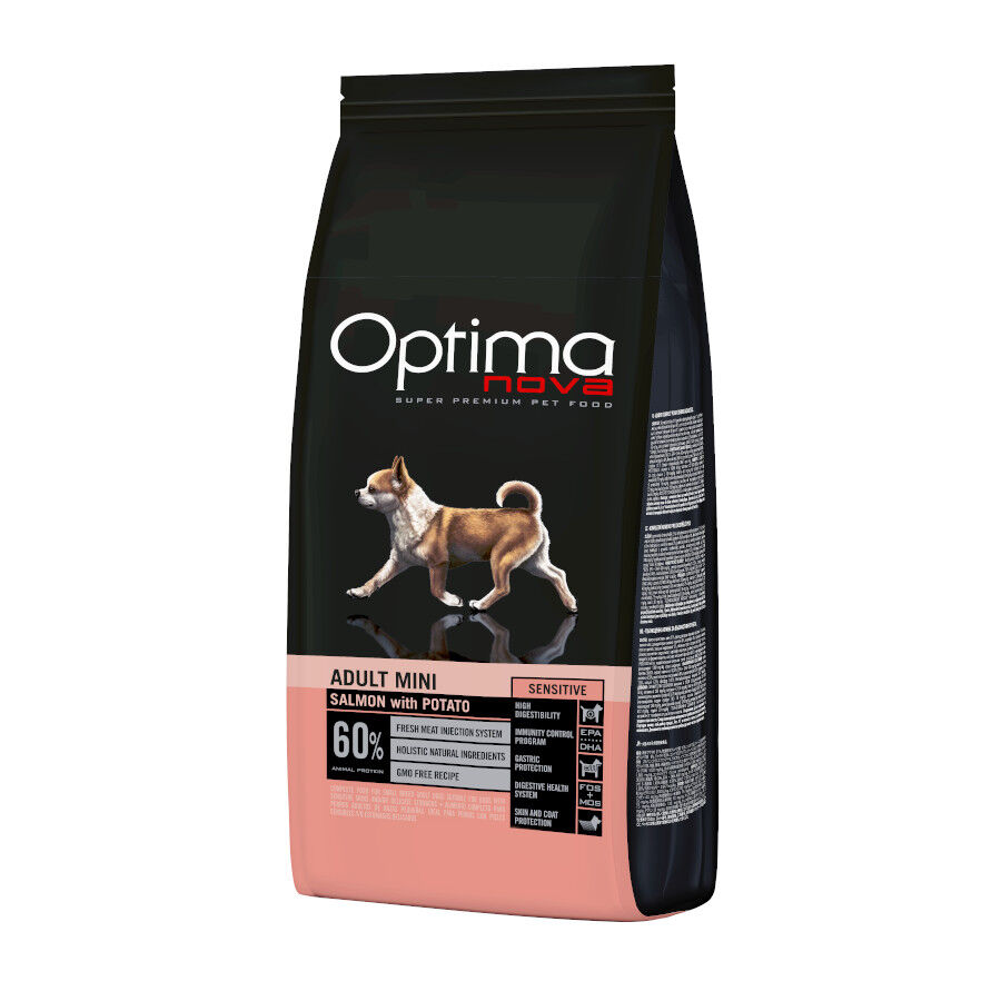 6 kg Optima Nova Adult Mini Salm&oacute;n pienso para perros, , large Imagen numero 1
