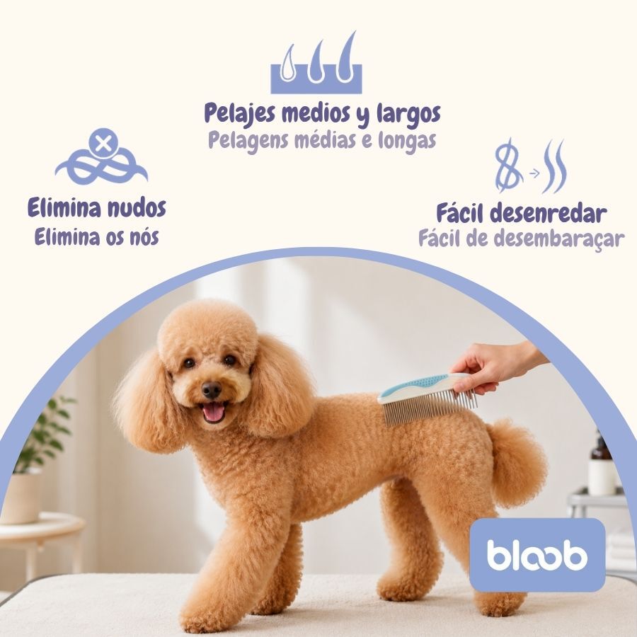 Bloob Peine Doble Hilera para perros, , large Imagen numero 3