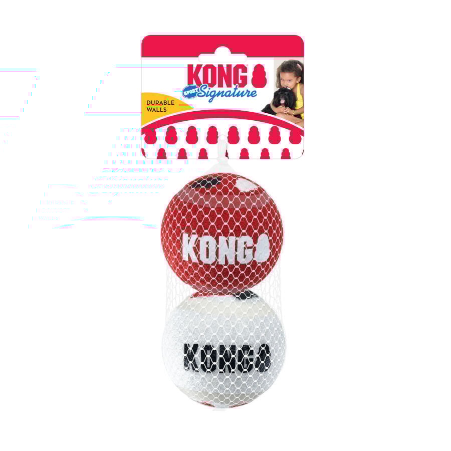 Kong Signature Sport 2-PK Pelotas de tenis para perros, , large Imagen numero 1