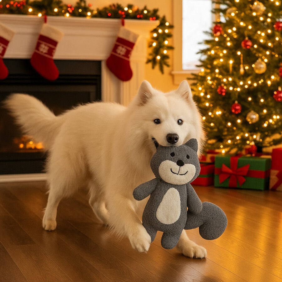 Wonder Christmas Peluche Ardilla Navideña para perros thumbnail