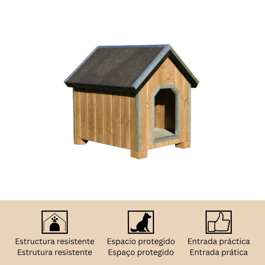 TK-Pet Alpine Caseta de Madera para perros, , large Imagen numero 4