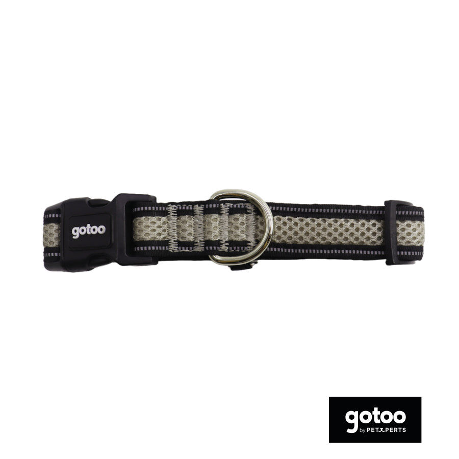 Gotoo Collar de malla transpirable gris para perros, , large Imagen numero 2