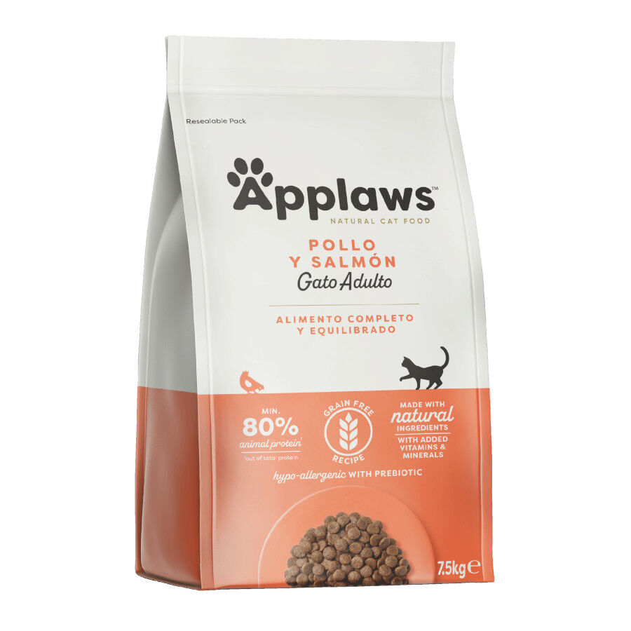 Applaws Adult Grain Free Salmón y Pollo pienso para gatos