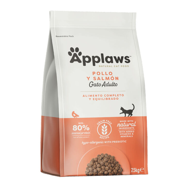 Applaws Adult Grain Free Salmón y Pollo pienso para gatos thumbnail