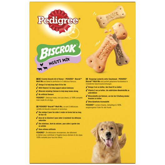 Pedigree Galletas Biscrok de 3 Sabores para Perros, , large image number null