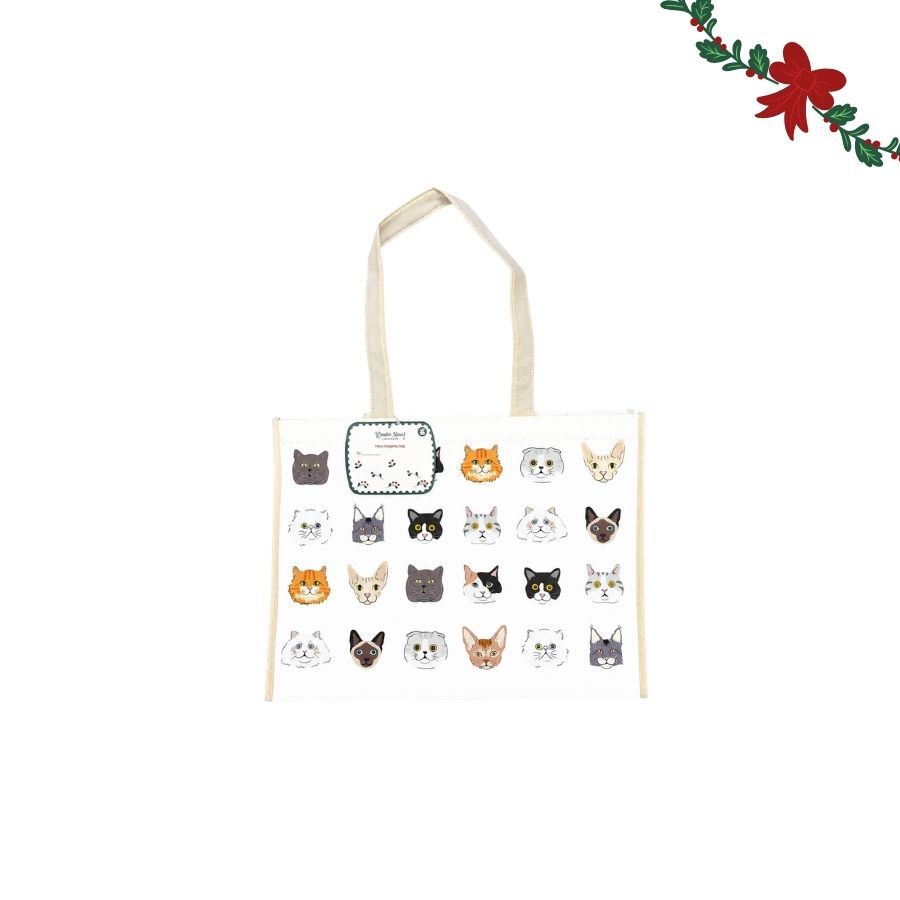 Wonder Christmas Tote Bag Miau para gatos, , large Imagen numero 5
