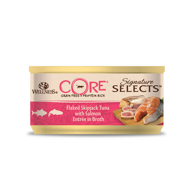 Wellness Core Flaked Salmón lata para gatos