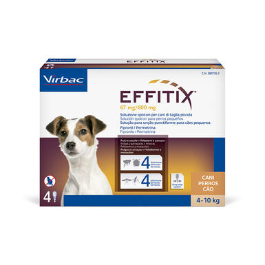 Pipetas antiparasitarias Effitix para perros
