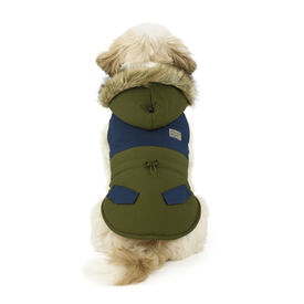 Outech Abrigo Impermeable Verde con Bolsillo para perros