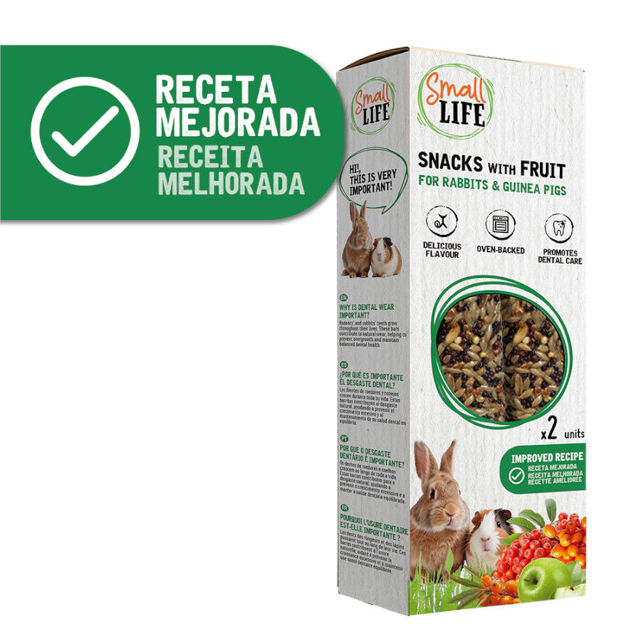 2 barritas Small Life Barritas Snack con Fruta para conejos y cobayas, , large Imagen numero 2