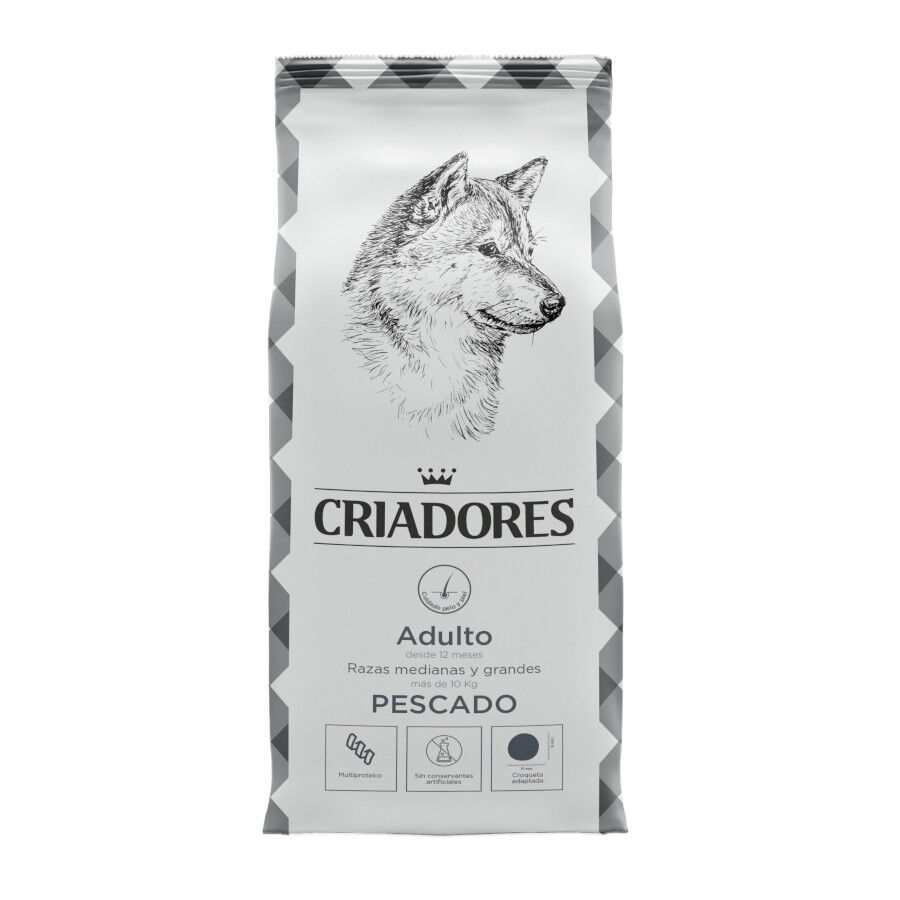 15 kg Criadores Adulto Pescado pienso para perros, , large Imagen numero 1
