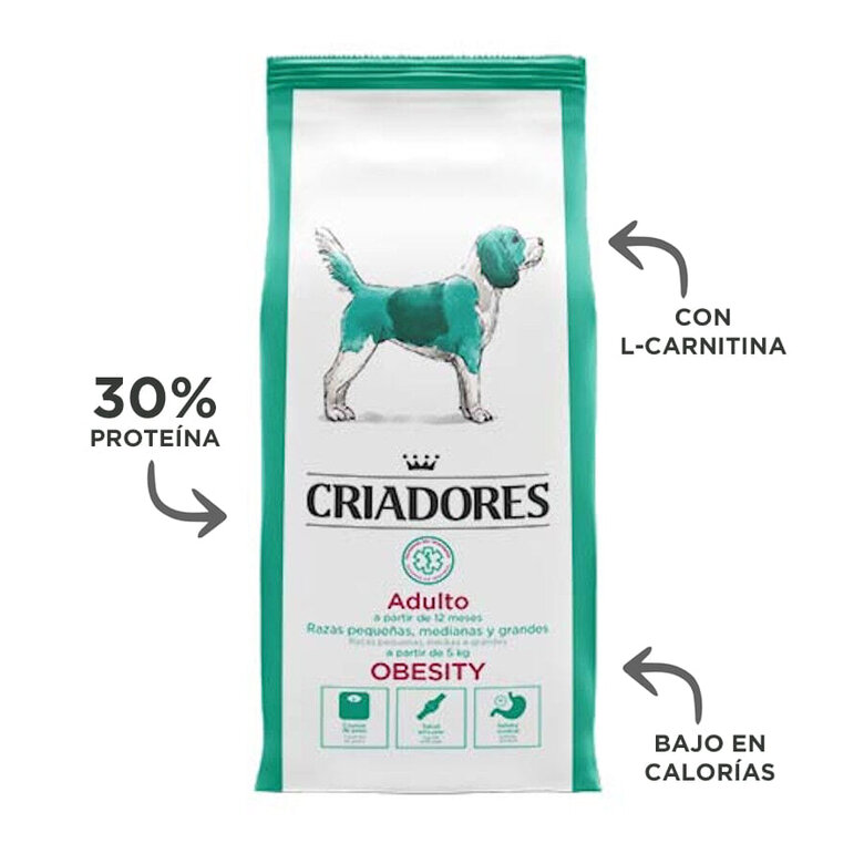 Criadores Adulto Obesity pienso para perros, , large image number null