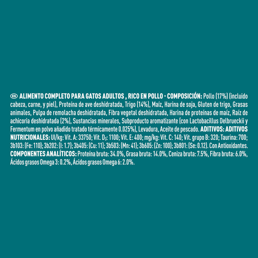 Purina One Bifense Coat&amp;Hairball Pollo pienso para gatos thumbnail