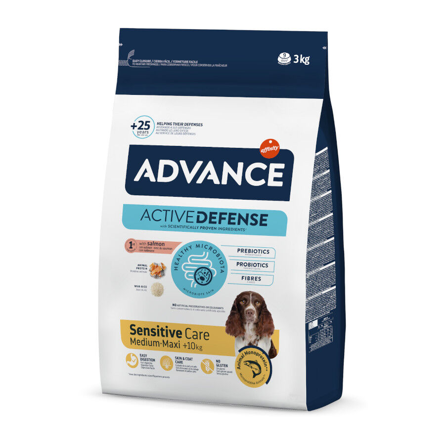 Advance Active Defense Medium Maxi Sensitive Salmón y Arroz pienso para perros thumbnail